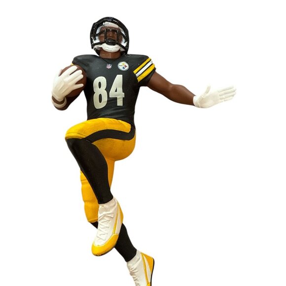 Antonio Brown NFL Pittsburgh Steelers 2017 Hallmark Christmas Ornament Football - Picture 2 of 5
